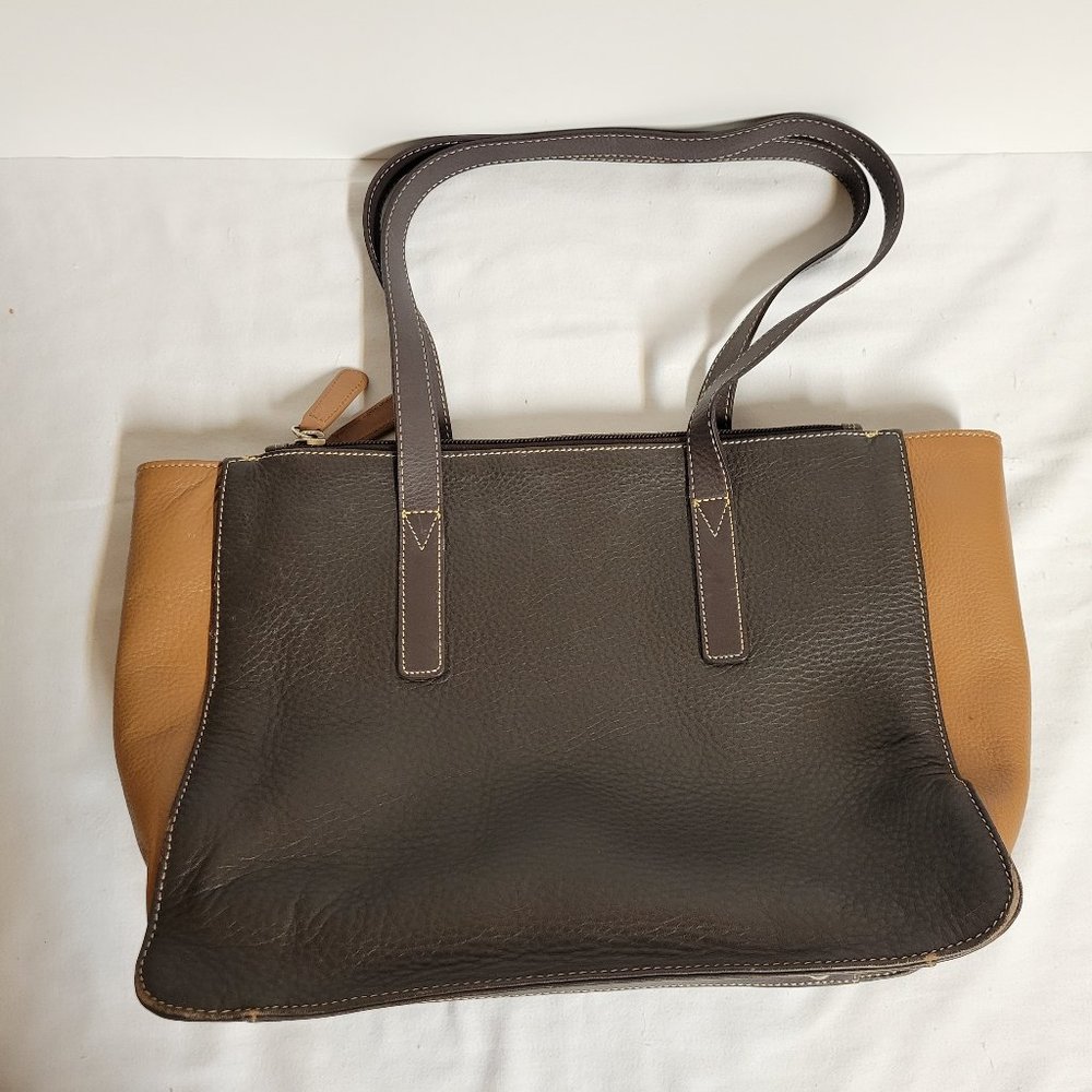Mywalit Brown/Tan/Turquoise Handbag